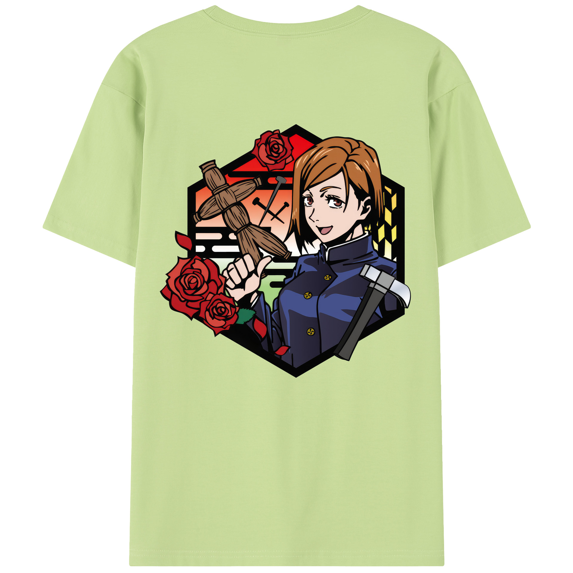 （画像用） 呪術廻戦 Jujutsu Kaisen 綿100％半袖Tシャツ（背面プリント）
